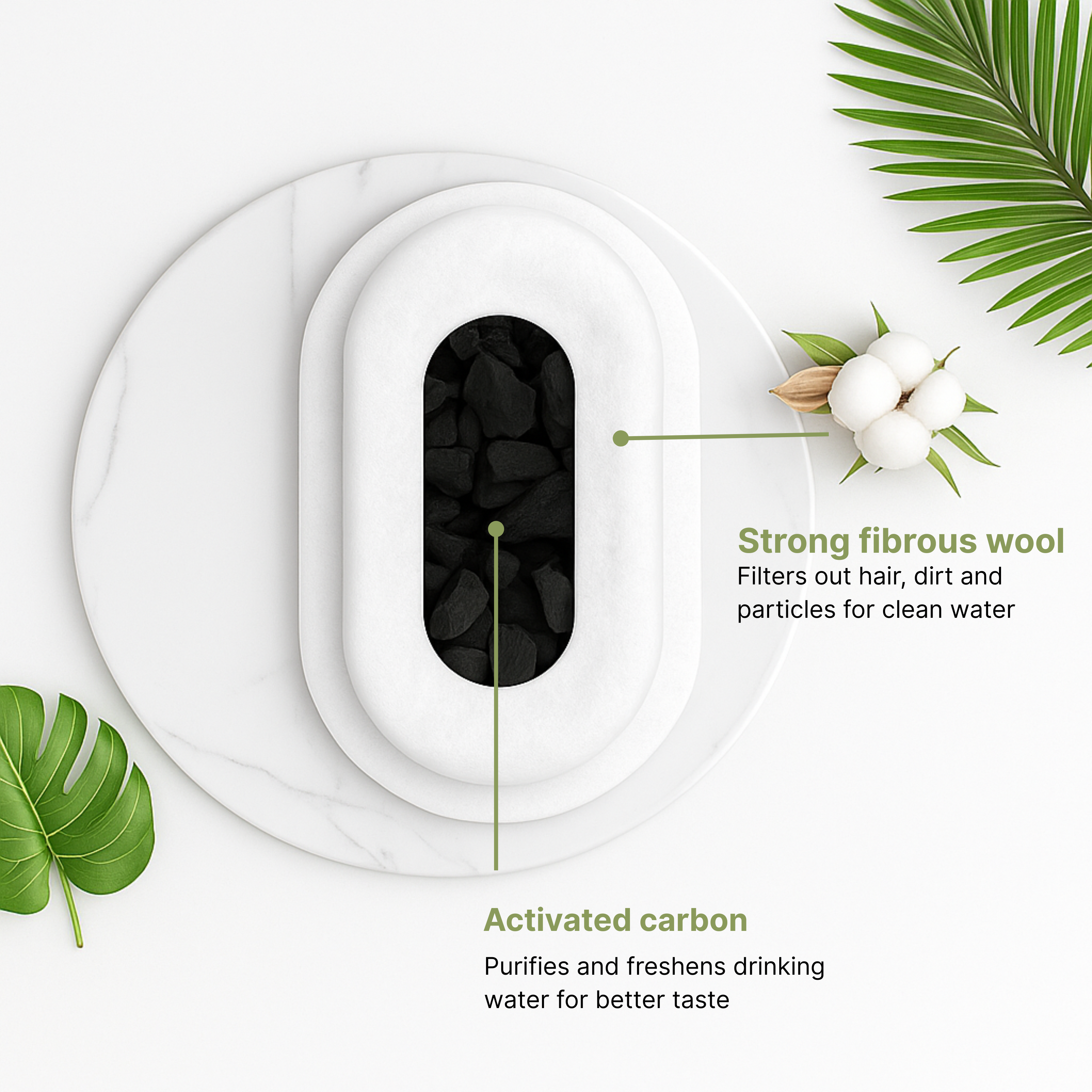 Cattella Stainless Steel Pet Fountain